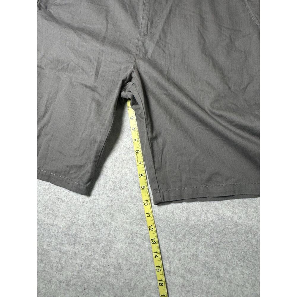 Adidas Originals Mens Shorts 36 Brown Cotton Slub Twill Performance Casual Golf - Picture 8 of 12